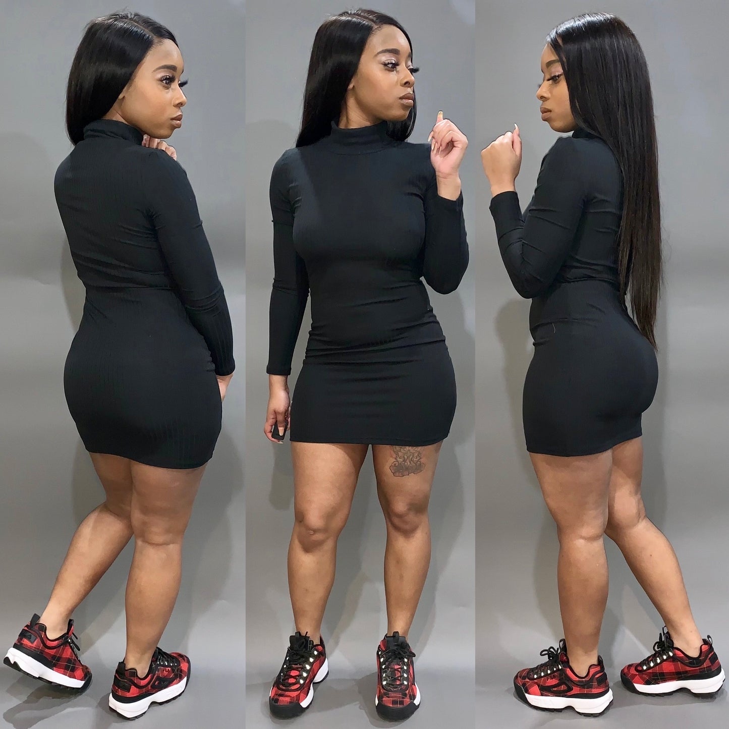 “Point Of View” Mock Dress