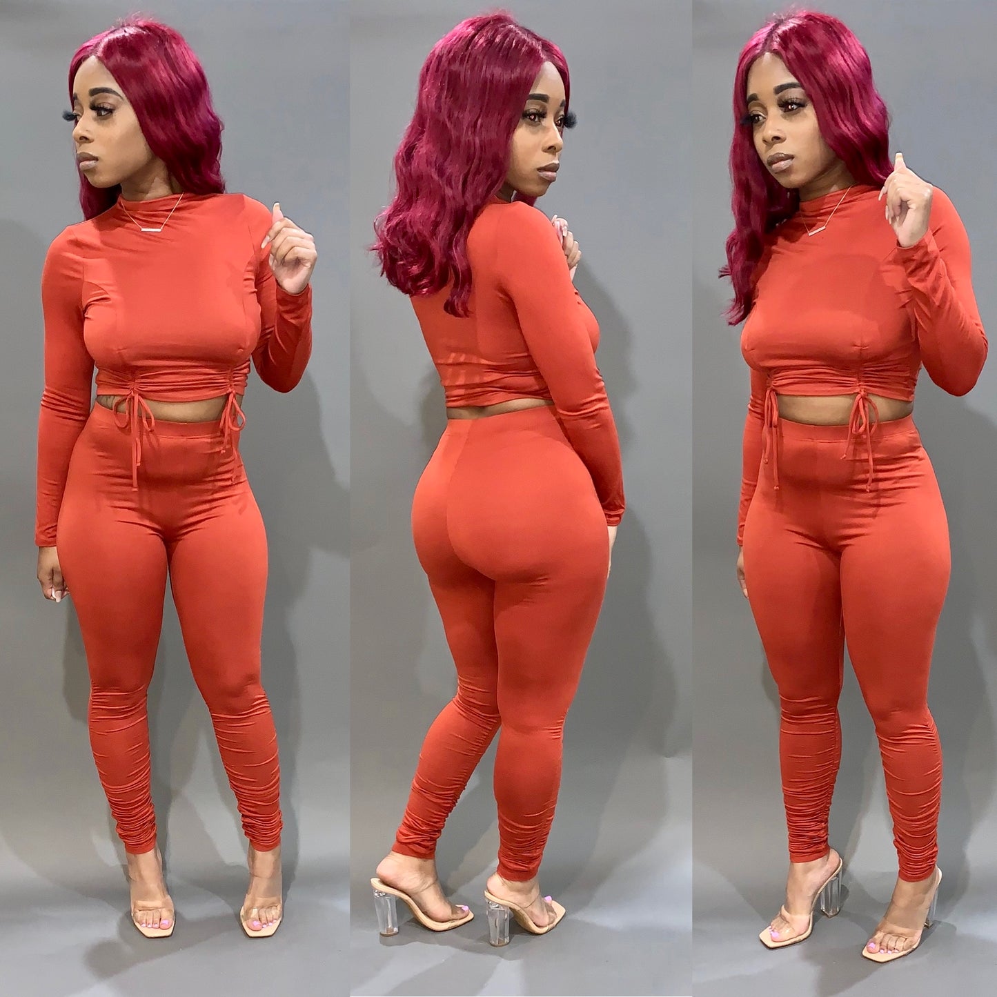 “Wanna Be” Ruched Set