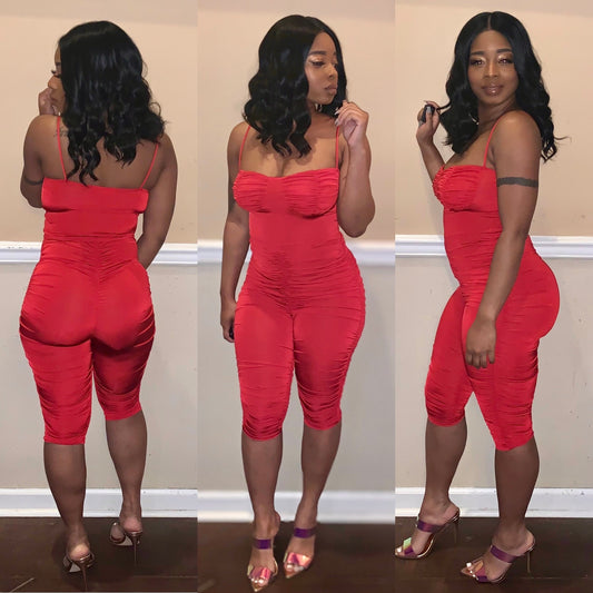 “Ruched Out” Romper