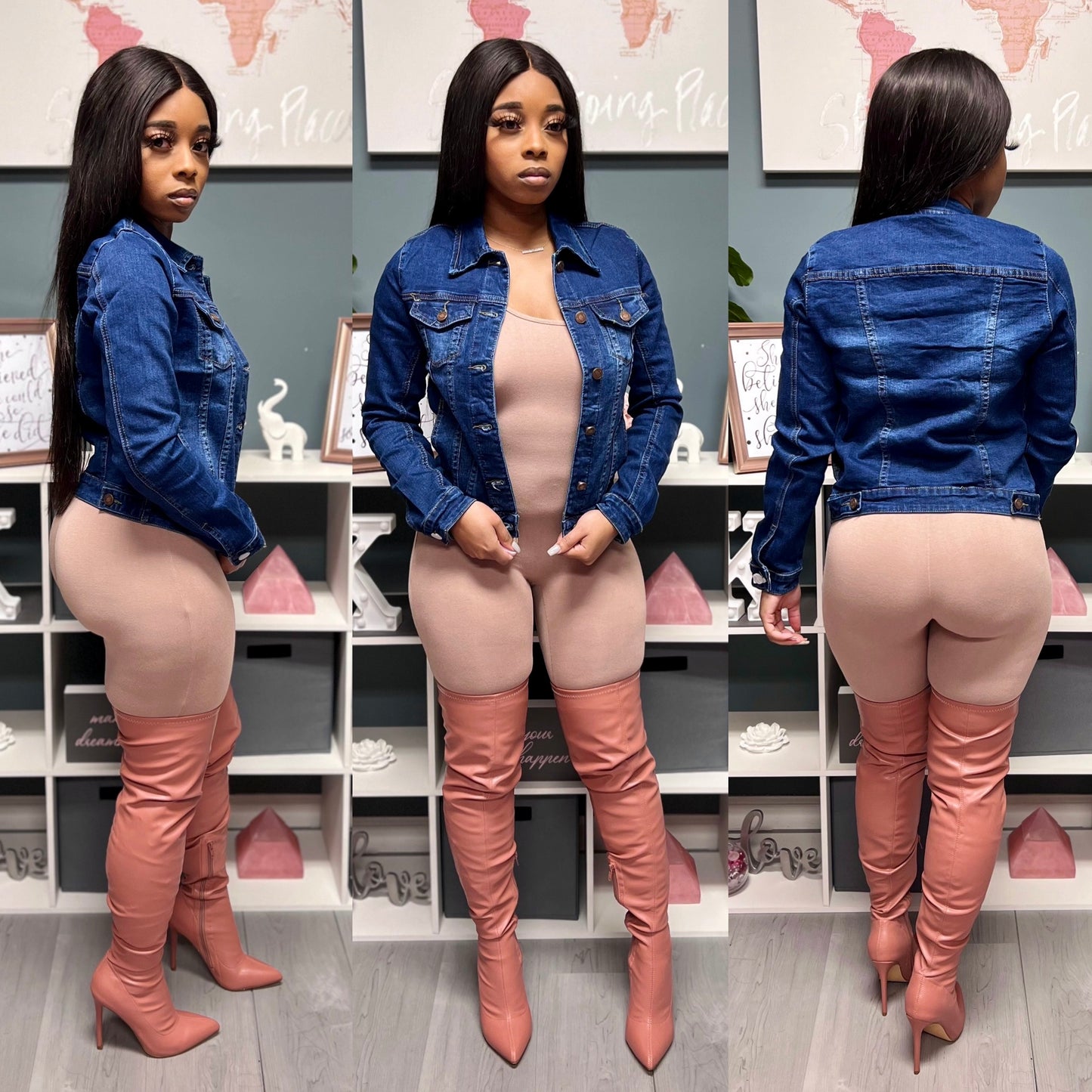 “Denim Score” Dark Jacket